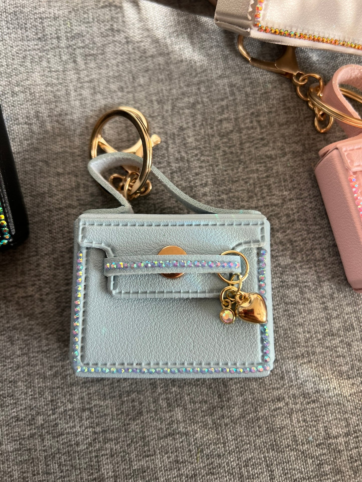 17cm Doll Accessory: Rhinestone Designer-like Handbag/Purse Charm