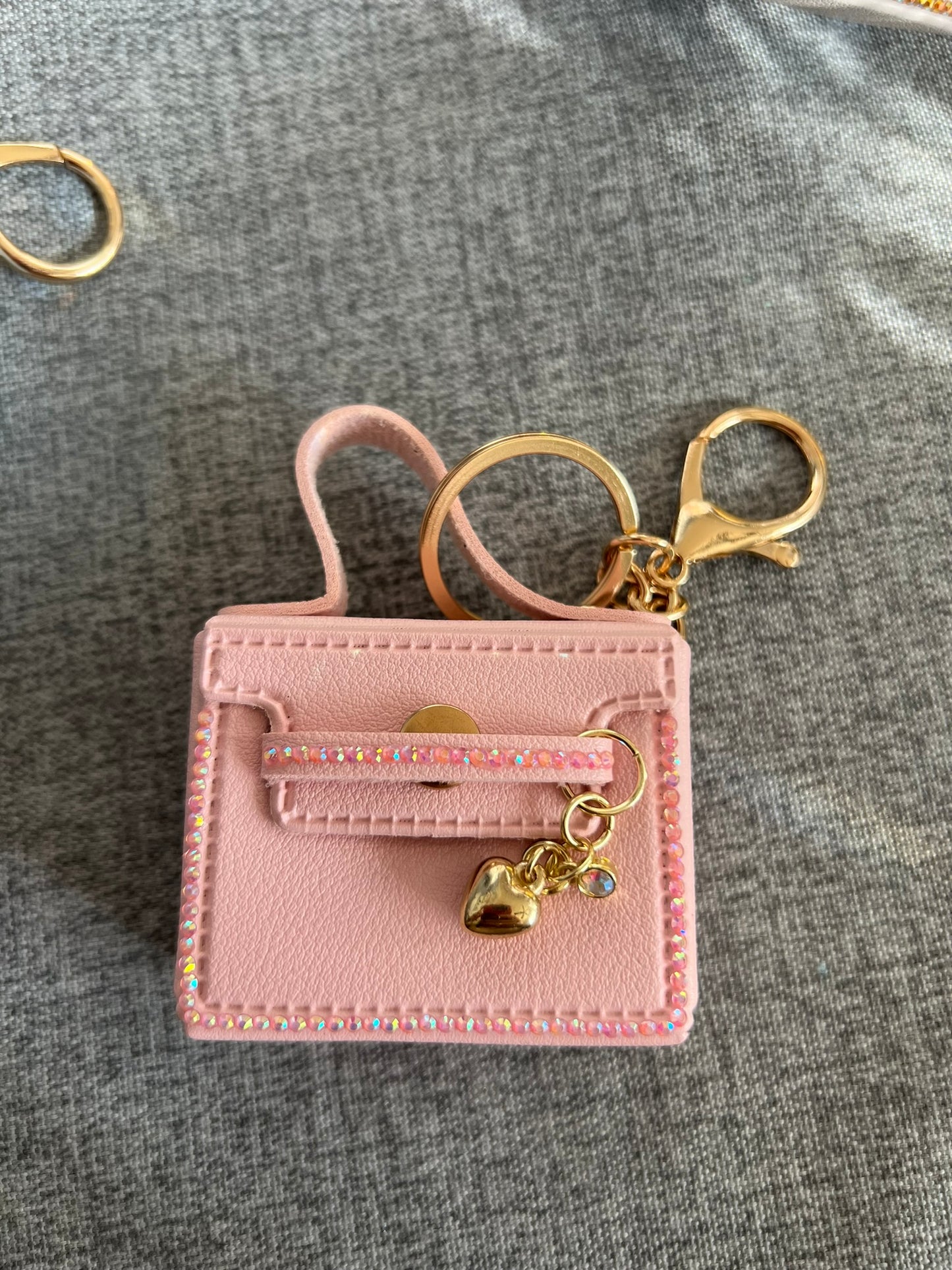 17cm Doll Accessory: Rhinestone Designer-like Handbag/Purse Charm