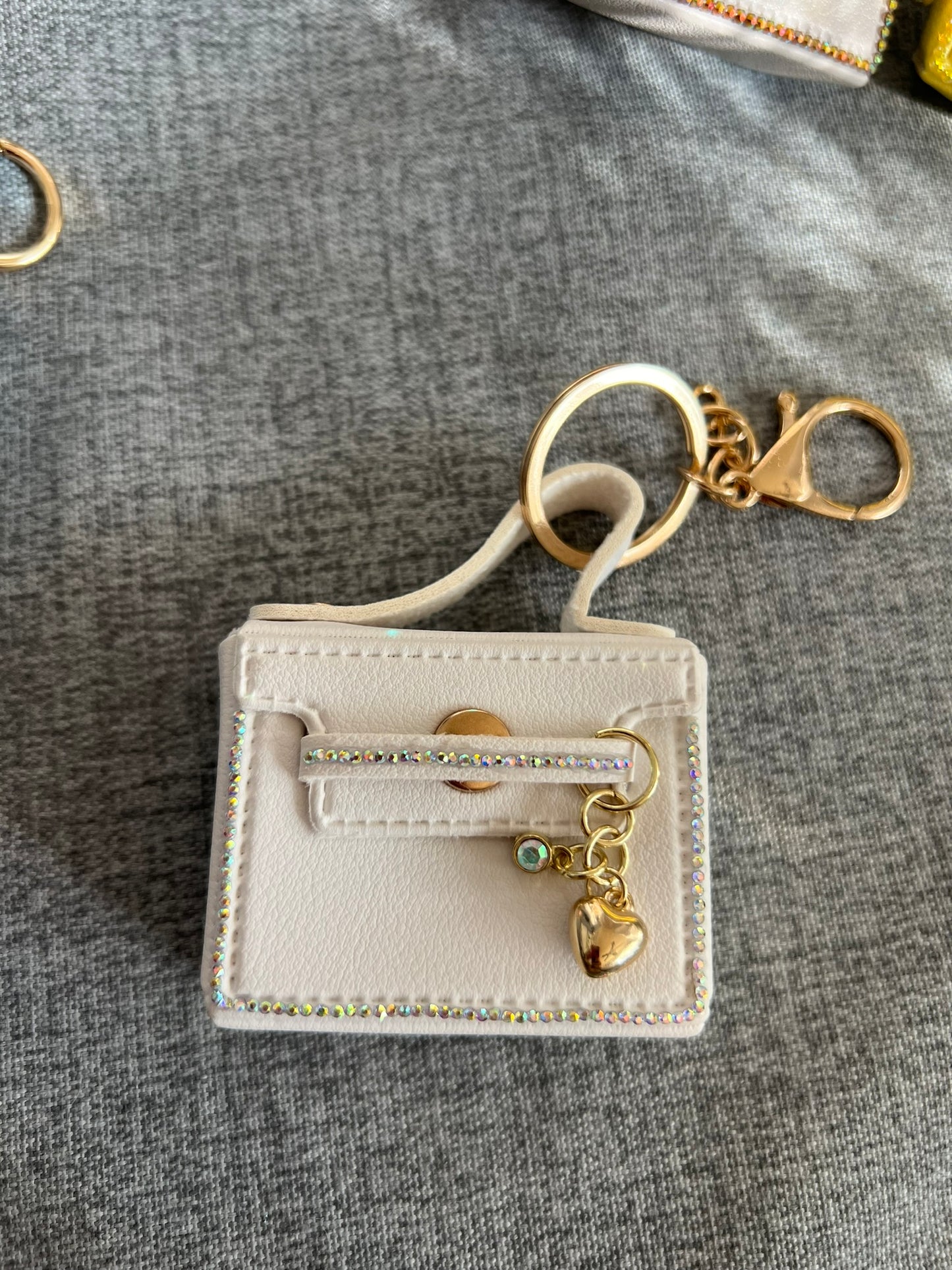 17cm Doll Accessory: Rhinestone Designer-like Handbag/Purse Charm