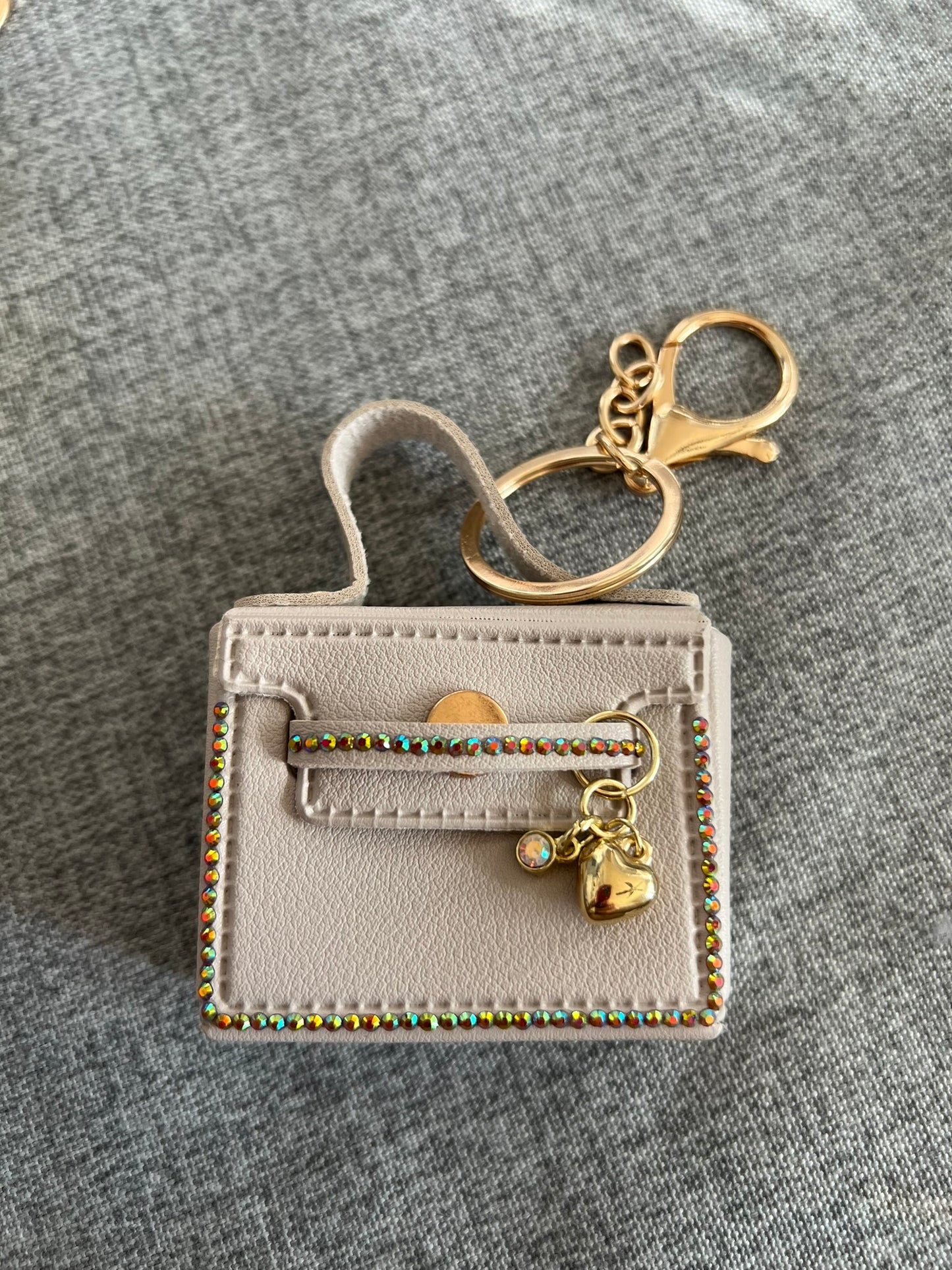 17cm Doll Accessory: Rhinestone Designer-like Handbag/Purse Charm