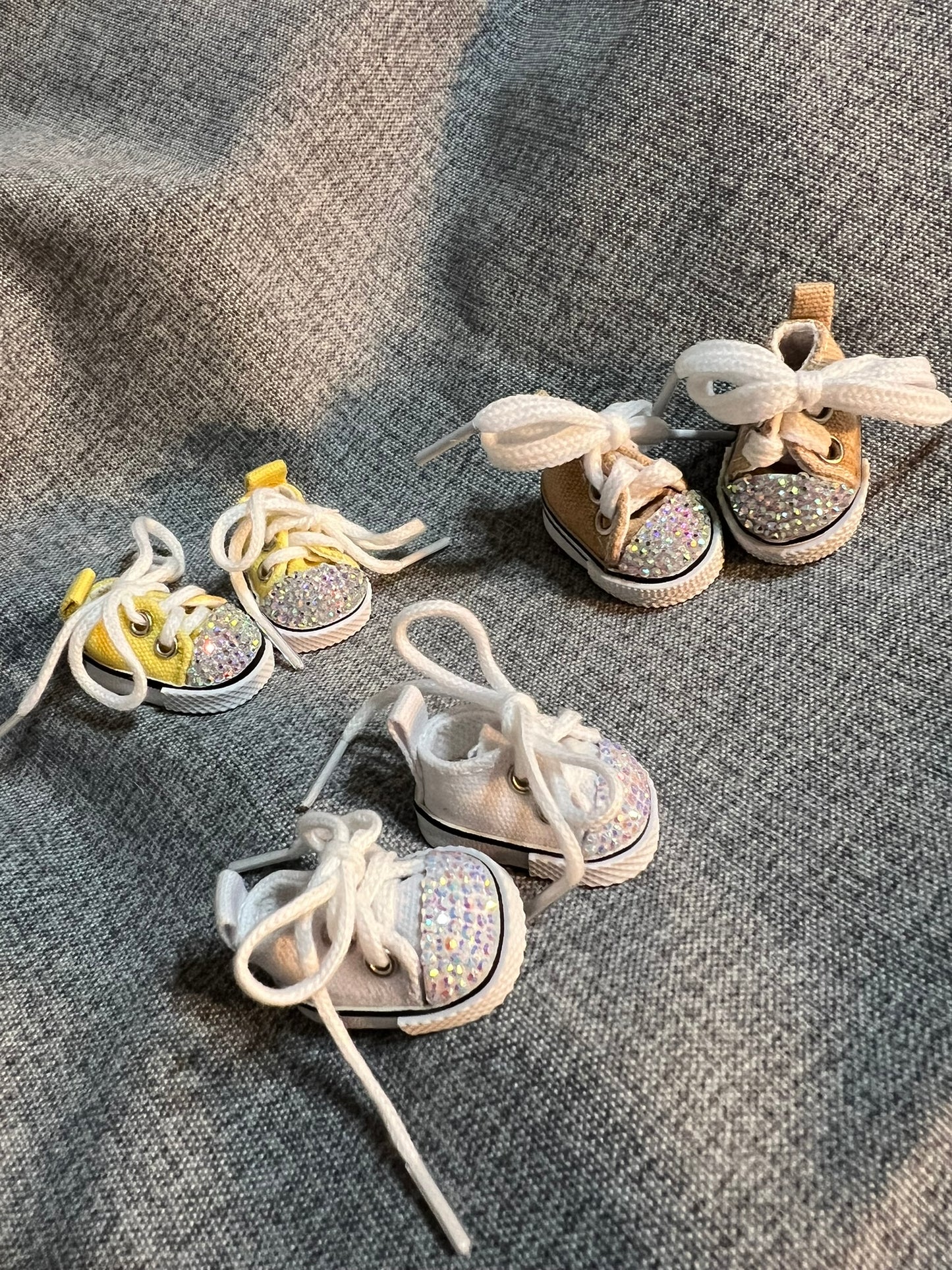 17cm Doll Rhinestone Sneakers