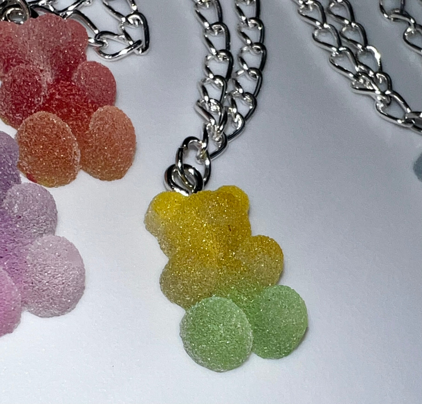 Gummy Bear Pendant Necklace/Accessory for 17cm Doll Pendant - Choose Color