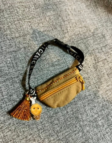 17cm Doll Accessory - Fanny Pack/Sling Bag with Tiny Doll Pendant