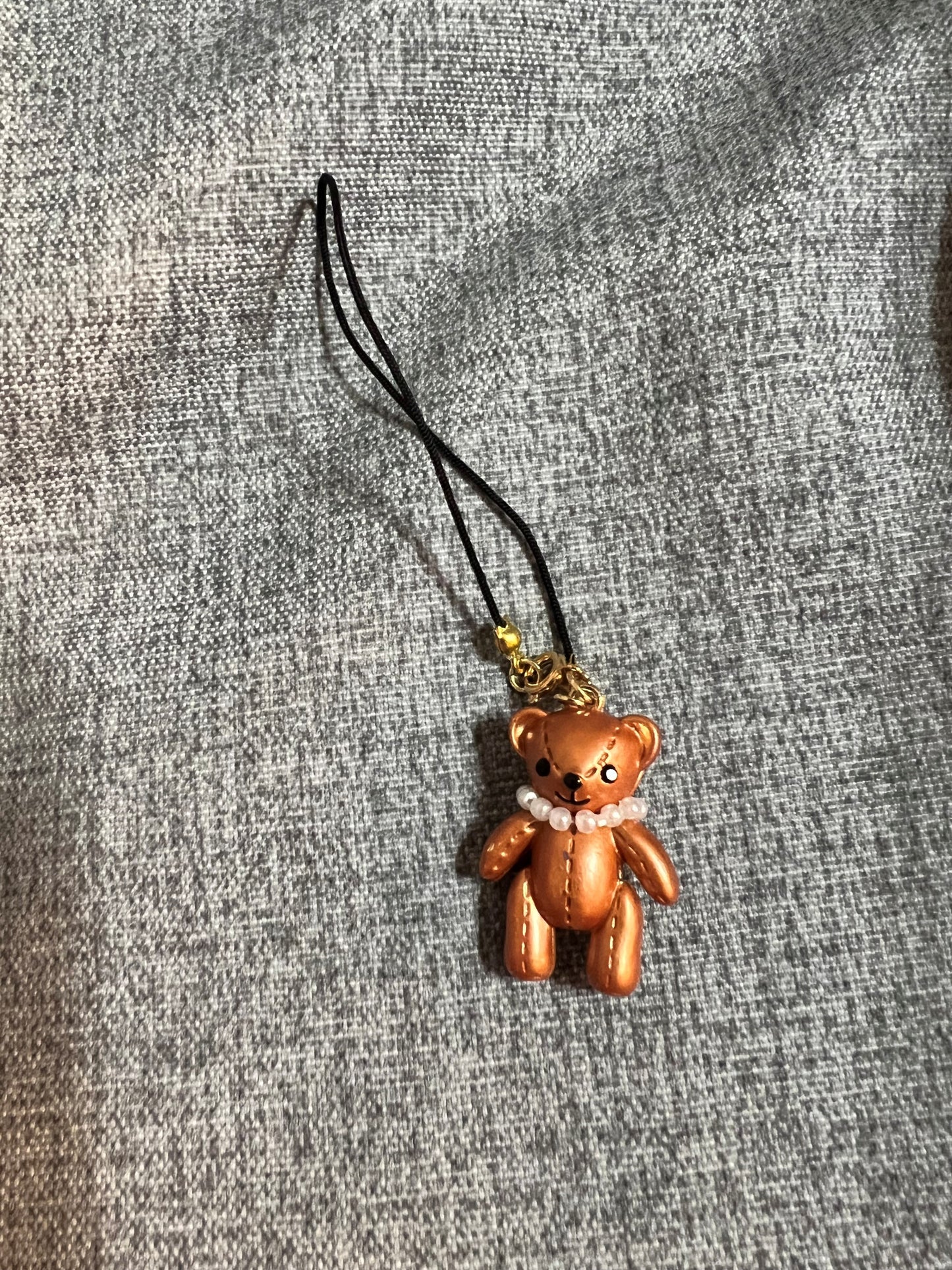 17cm Doll Accessory: Stuffed Bunny, Stuffed Bear, Metal Bear Pendants