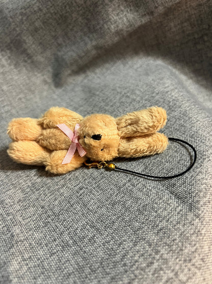17cm Doll Accessory: Stuffed Bunny, Stuffed Bear, Metal Bear Pendants
