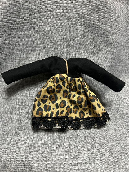 Animal Print Dress - fits BJD 1/6 Scale Fashion Doll