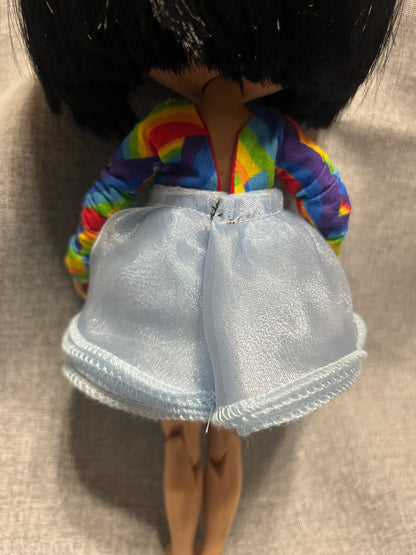 Rainbow Fantasy Dress - fits BJD 1/6 Scale Fashion Doll