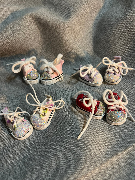 17cm Doll Rhinestone Sneakers