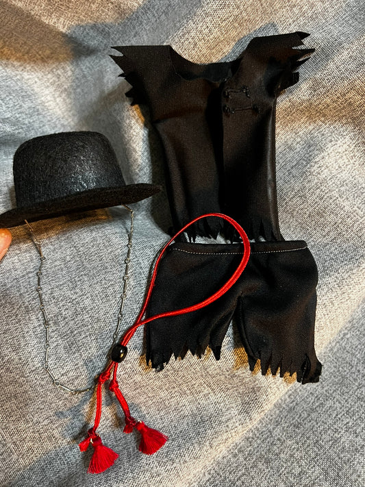 KPOP Demon Hunter Inspired Costume - Jinu Costume for 17cm Doll